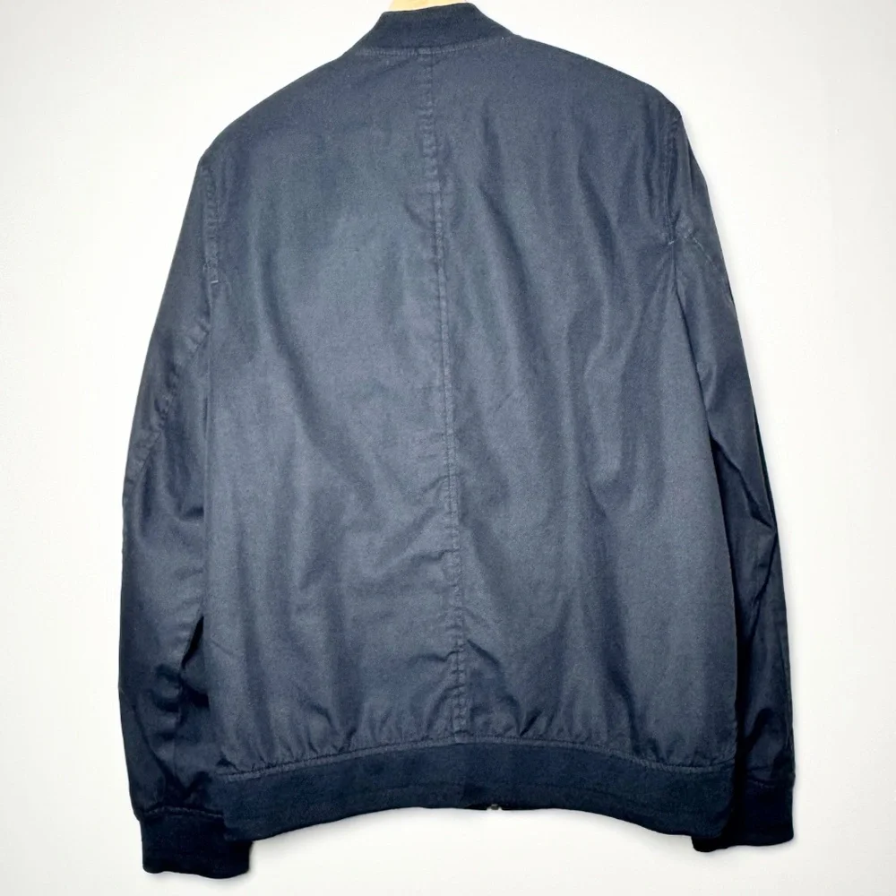Ted Baker Bars Bomber Jacket in Navy Sz M